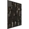 Ekena Millwork 19 5/8in. W x 19 5/8in. H Modern Square EnduraWall Decorative 3D Wall Panel Covers 2.67 Sq. Ft. WP20X20MSCCH - alternate 4